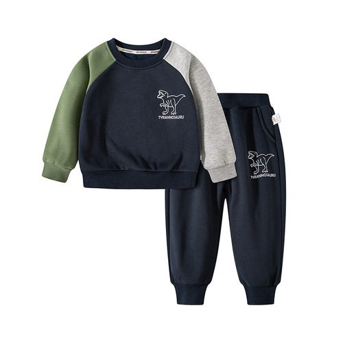 Betop Streetwear Ins Style Padded Hoodie Set for Kids - 2 Piece Children's Outfit Wholesale & Foreign Trade Apparel - One Piece Dropshipping