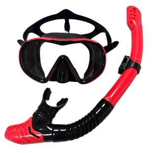 Anti-Fog Diving and Snorkeling Two-Piece Full Dry Snorkel Myopia Swimming Nose Protection Glasses Diving Mask Scuba Equipment