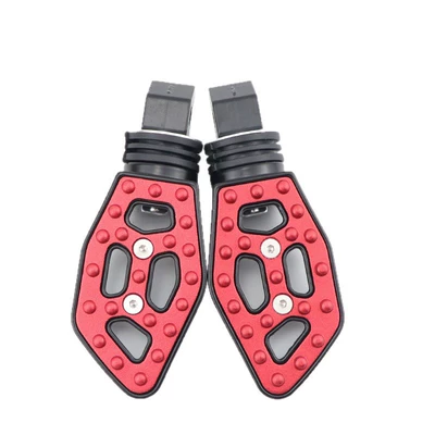 Motorcycle pedals, alloy footrests, rear anti-slip