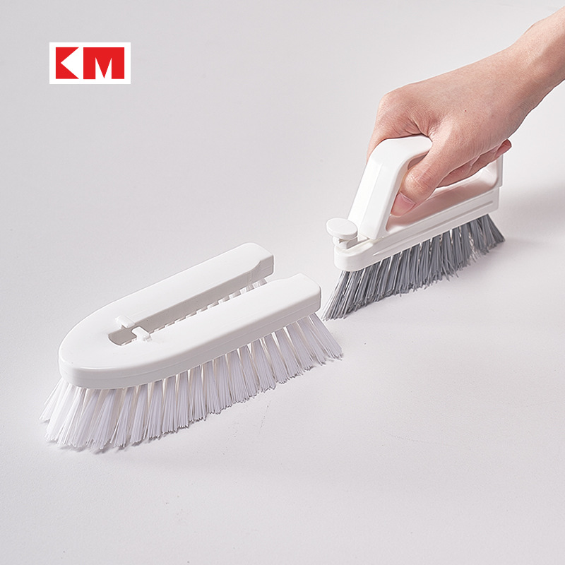 Bathroom Tile Brush, Toilet Floor Brush, Window Groove Wall Floor Cleaning Brush, No Dead Corner Brush