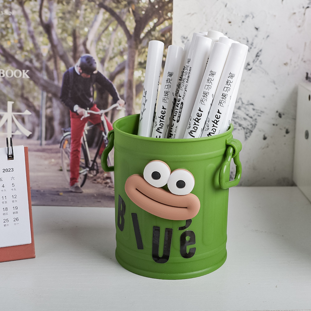 녹색 튜브 + 소시지 입 + 문자 스티커 +