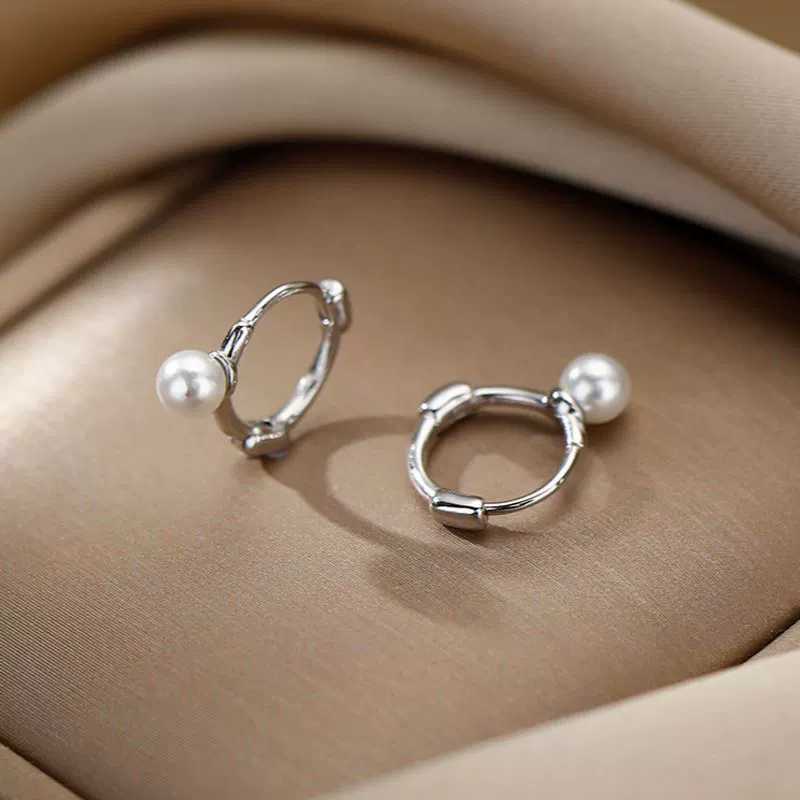 Серьги из жемчуга, серебро 925 проба, коллекция 2023