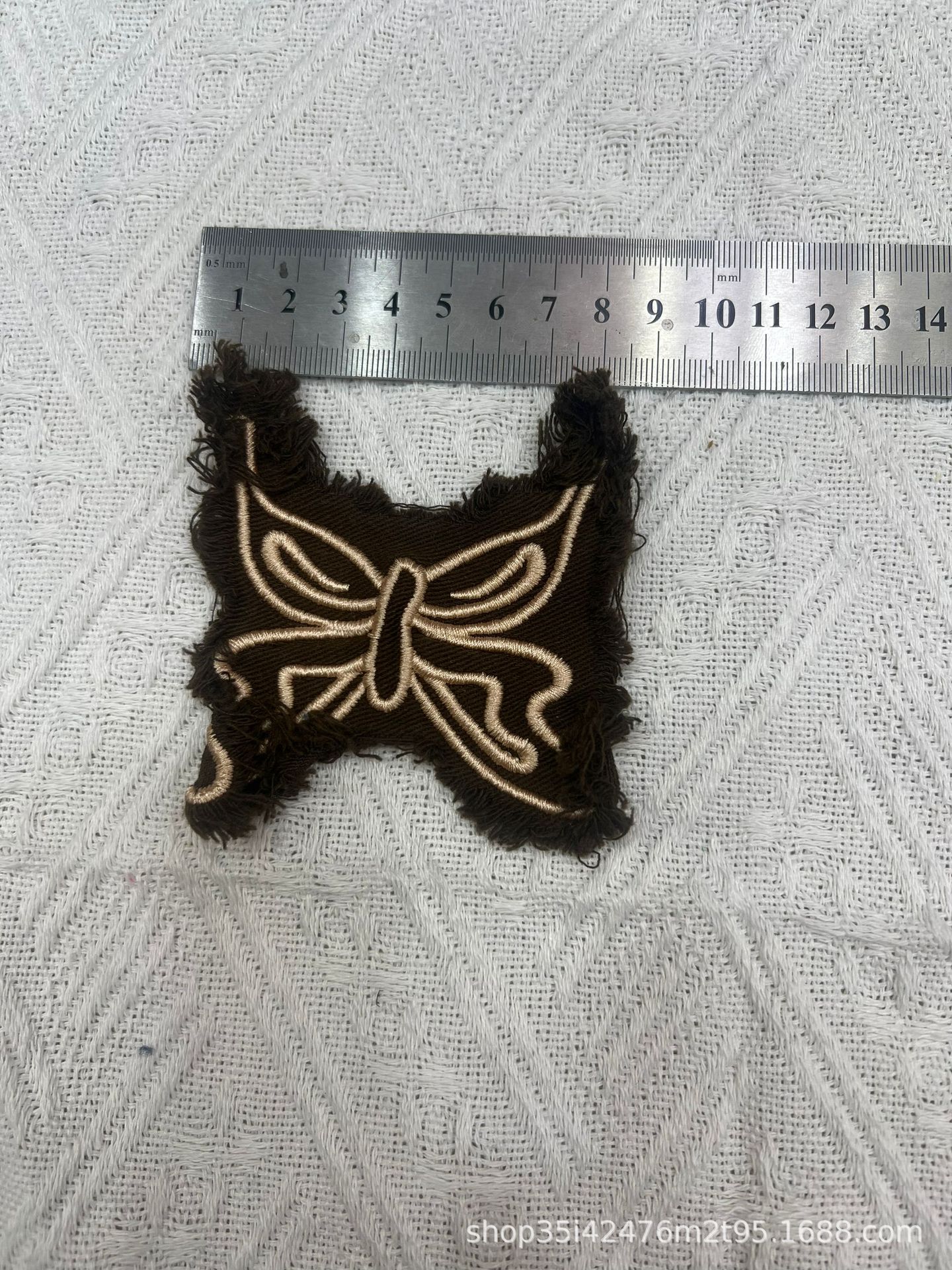 11cm 나비 다크 브라운