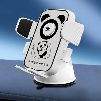 Car Mobile Phone Holder — Car phone holder - anti-shake-clamping-mobile-phone-holder-zizai-bear-suction-cup-base
