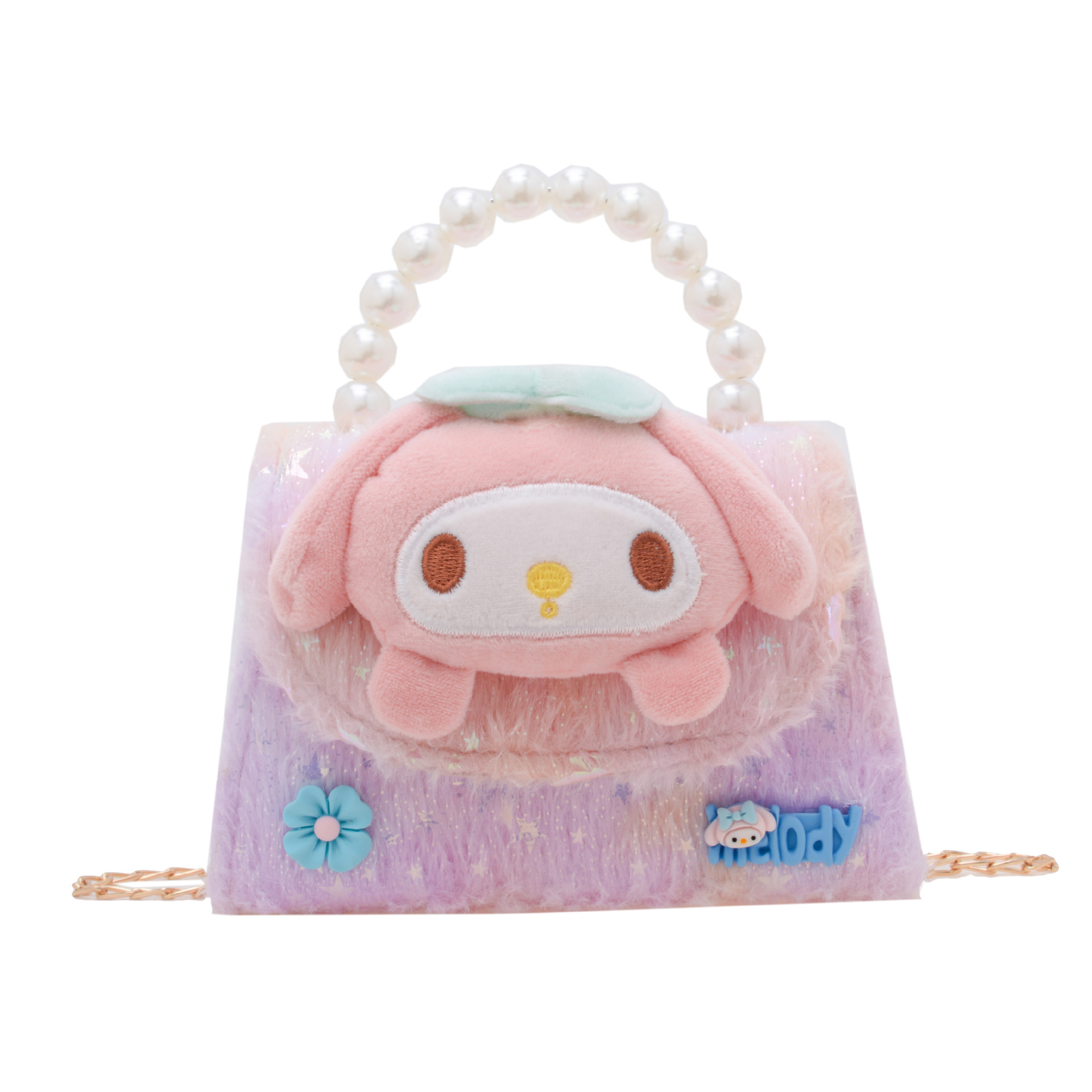 El Comercio exterior transfronterizo popular de la felpa del bolso de los niños de moda de encaje arco monedero lindo Occidental Princesa bolsa de mensajero