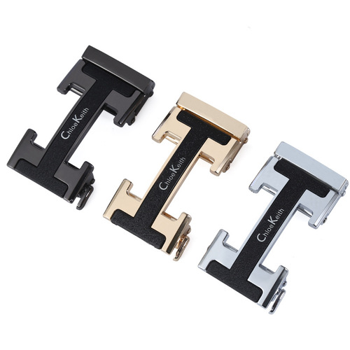 Belt buckle for men, 4cm alloy buckle, automatic clasp, 3.5 inch pants belt buckle clip accessory wholesale