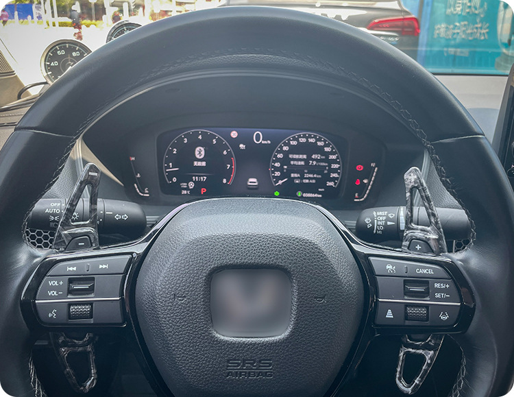 Suitable for Honda 11Th Generation Civic Steering Wheel Shift Paddles, Gear Acceleration Interior, Foreign Trade Cross-Border Car Products Wholesale
