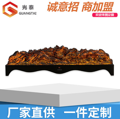 厂家直营家具摆饰仿真火裸炭仿真假炭火焰壁炉一件制定|ms