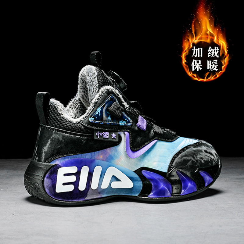 815-Zapatos de algodón negro