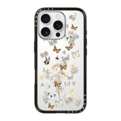 caseti水彩蝴蝶花园苹果手机壳小众高级iPhone14/15/16pro新壳体