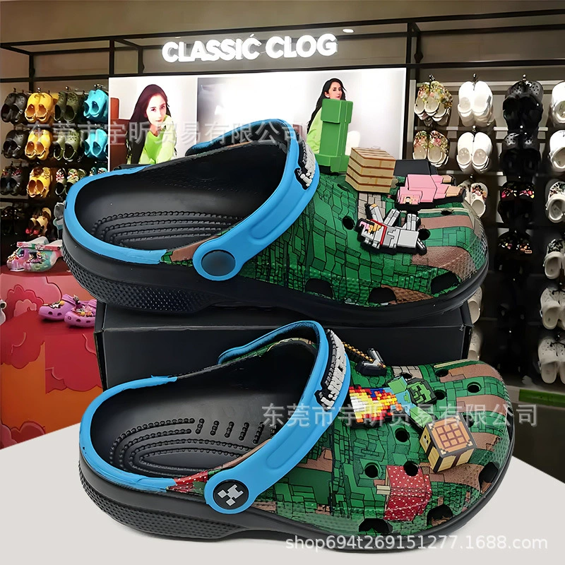 Арбалеты мой мир детская пещерная обувь летняя новая модель для мальчиков и девочек пляжная обувь мультфильм сандалии