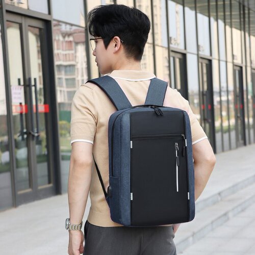 Cross-border backpack Multifunctional men's backpack Three-piece set large capacity business backpack Computer backpack