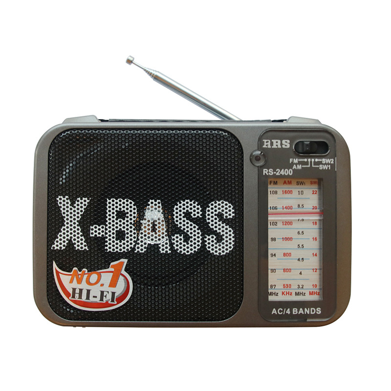 Fabricante de venta caliente multibanda pura radio portátil portátil con auriculares de alta calidad radio