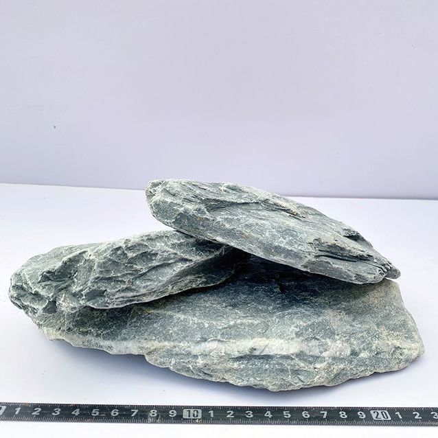 鱼缸造景片石天然片石薄片溪流缸青石虾虎乌龟晒台假山溪流石龟缸|undefined