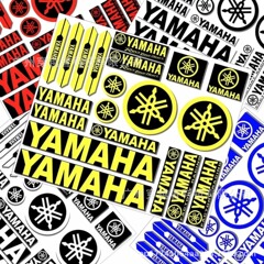 ヤマハバイクヘルメット装饰ステッカーサイドベルト自転车スタイリングビニールアップリケヤマハアップリケ