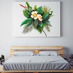 廠家新款批發跨境貨源北歐綠葉牆貼畫客廳臥室兒童房裝飾畫KS6625