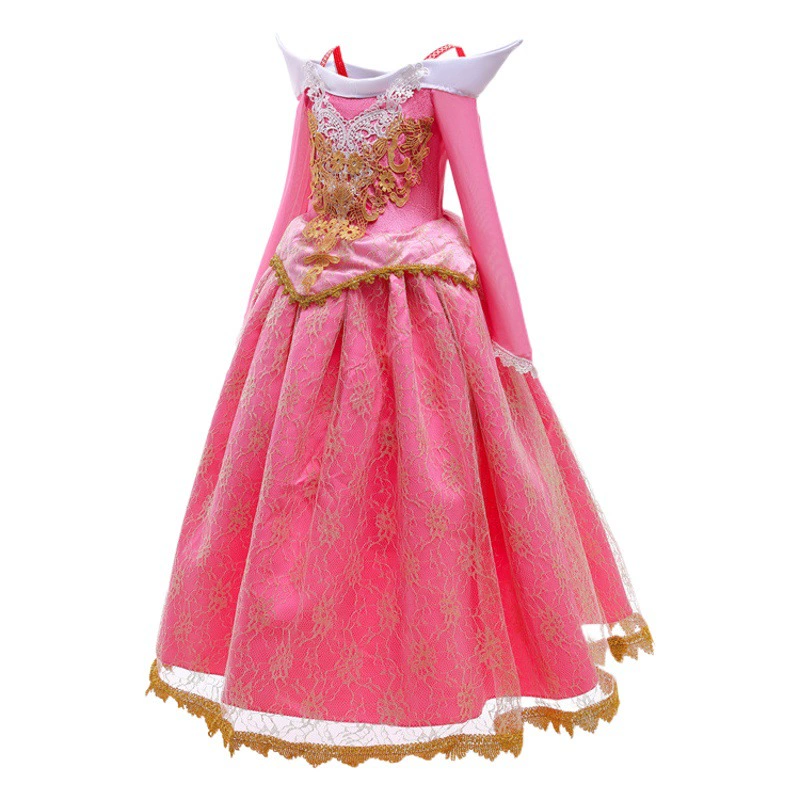 2023 Frozen Весна и Лето Новое платье для девочек Детское Спящая Красавица Принцесса Арло Платье Стилиста