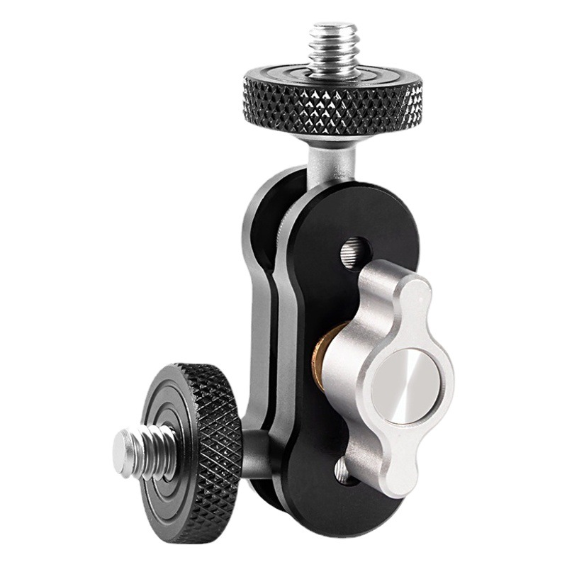 Venta al por mayor aleación de aluminio brazo mágico soporte universal cámara en vivo extraño soporte de mano Luz de relleno clip de guisante externo