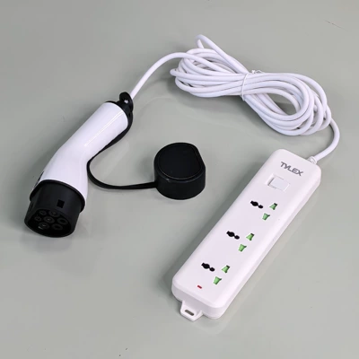 Elektrikli avtomobil şarj stansiyaları Strip V2L Power Supply External - european-standard-spear-head-universal-plug-discharge-gun-3m