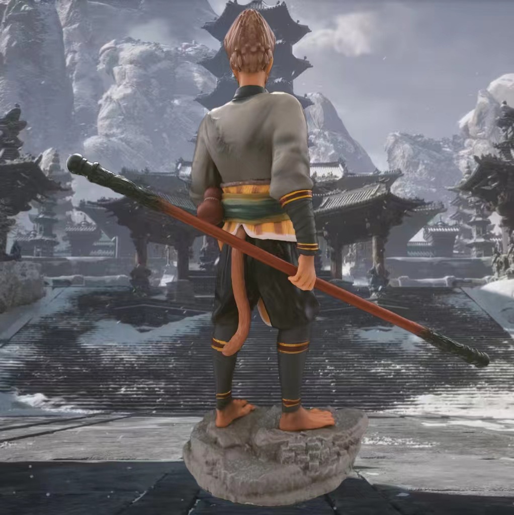 (2개) 재고 손으로 만든 우콩 워커 세트 블랙 우콩 게임 신화 주변 데스크탑 장식품 운명 재고 도매