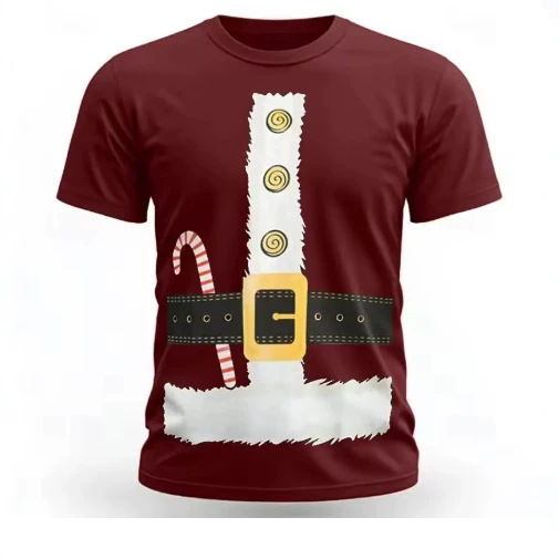 Men's T-Shirt Christmas New Year Harajuku Short Sleeve Tops Casual O-Neck Loose T-Shirt Fashion Unisex Christmas Men's T-Shirt Christmas New Year Harajuku Short Sleeve Tops Casual O-Neck Loose T-Shirt Fashion Unisex Christmas