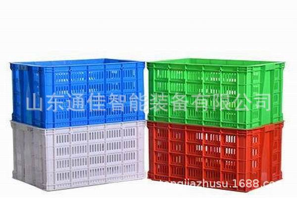 做塑料筐的机器多少钱塑料水果周转蔬菜筐制造机械