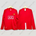 07/08m united home long sleeve unprinted number no seal