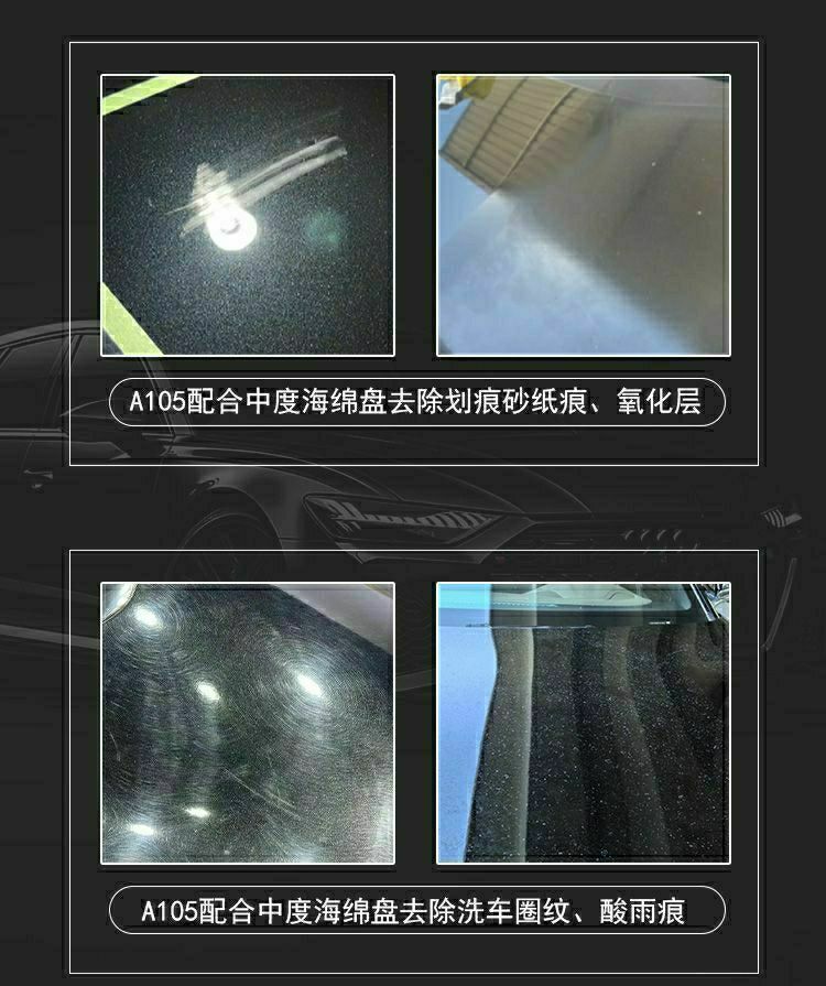 Three-In-One Polishing Wax 85A Water-Based Abrasive for Sheet Metal Paint, Fast Wax, Medium Coarse Wax, Scratch Wax, Mirror Surface Restorer