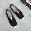 Low slip-ons for leisure, cloth footwear for mother, white shoes, soft sole, wholesale