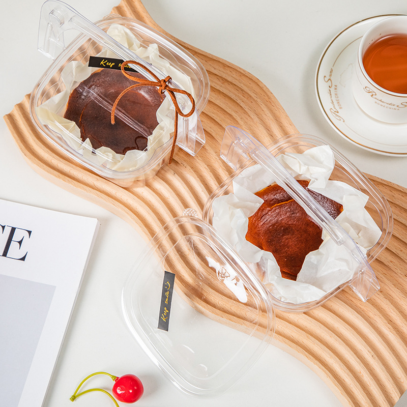 Basque cake box dessert basket cake packaging box hand basket 4-inch box dessert box four-inch packaging box