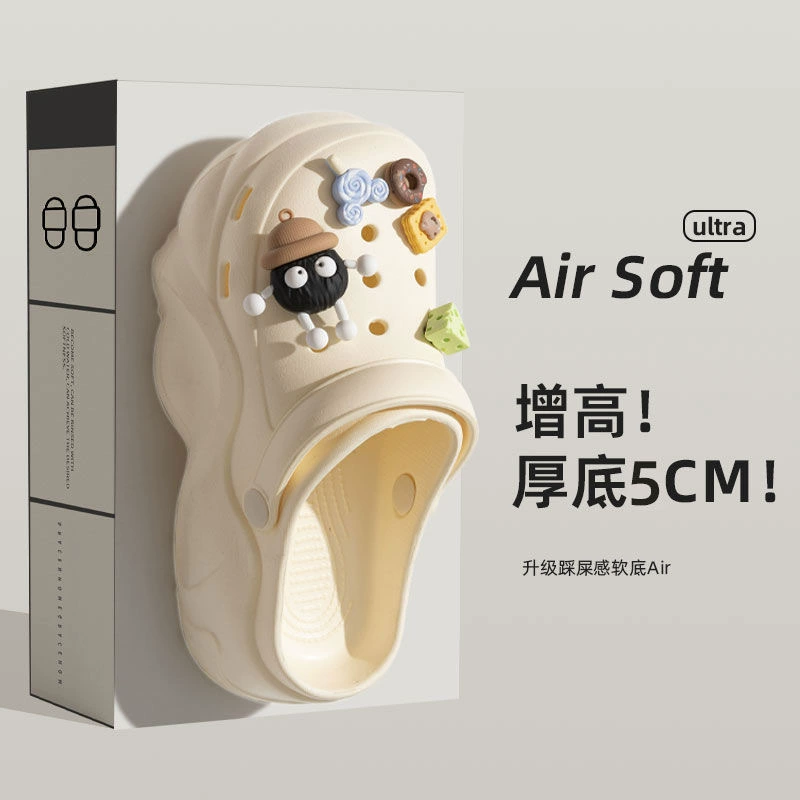Summer high footwear platform, beach slippers