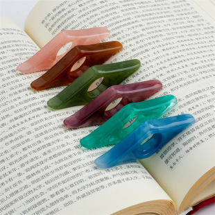 Cross-border New Product Resin Book Press Thumb Press Bookmark Press Book Reading Assistant Thumb Page Clip