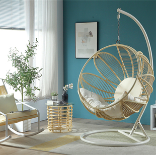 New Flower Adult Hanging Basket Coffee Table Rocking Chair Combination Indoor Home Swing Balcony Cradle Courtyard Hanging Chair