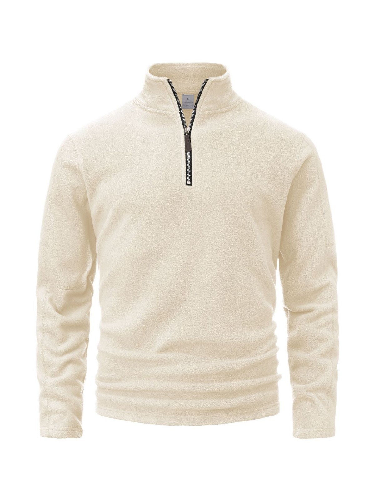 Otoño e invierno transfronterizos, suéter de media cremallera para hombres, 100 trajes de terciopelo empalmados, chaquetas de fitness y carreras para hombres