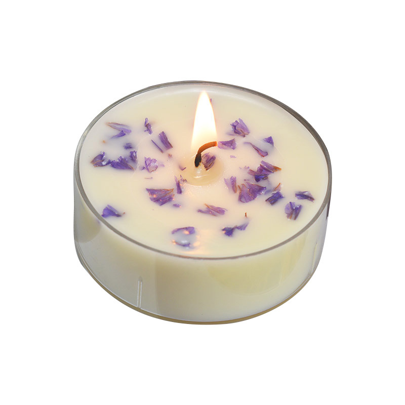 Bougie d'aromathérapie longue durée, parfum floral éternel, rose séchée, style créatif et intemporel, fabriquée à la main._voghion.com