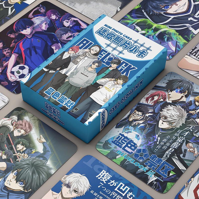 Blue Prison Mini Card 5X7.5X2.5Cm Anime Peripheral 50 Photos Laser Small Card Lomo Card Blue Prison Mini Card 5X7.5X2.5Cm Anime Peripheral 50 Photos Laser Small Card Lomo Card
