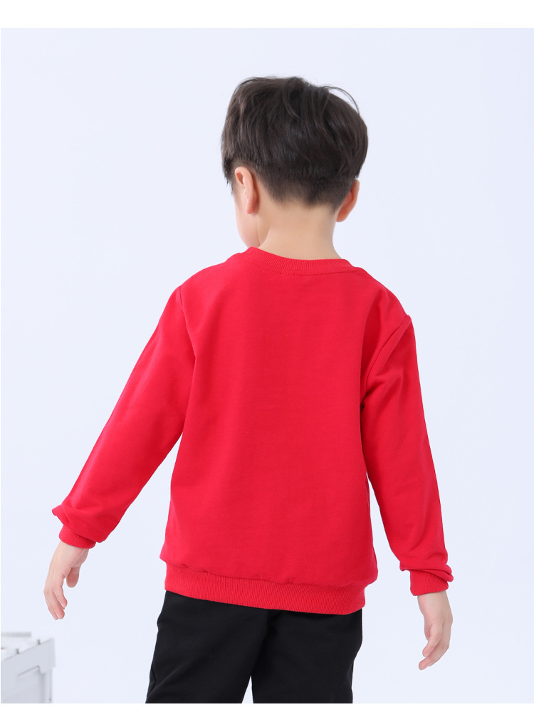 Winter, Spring, Autumn Season Girl'S, Boy'S Gender Basic Style Basic Cartoon Cotton Hoodies & Knitwears
