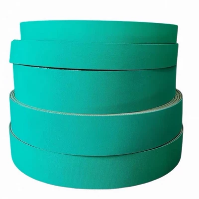 Avtomobil ötürücü kəmərləri for textile industry, yellow-green nylon