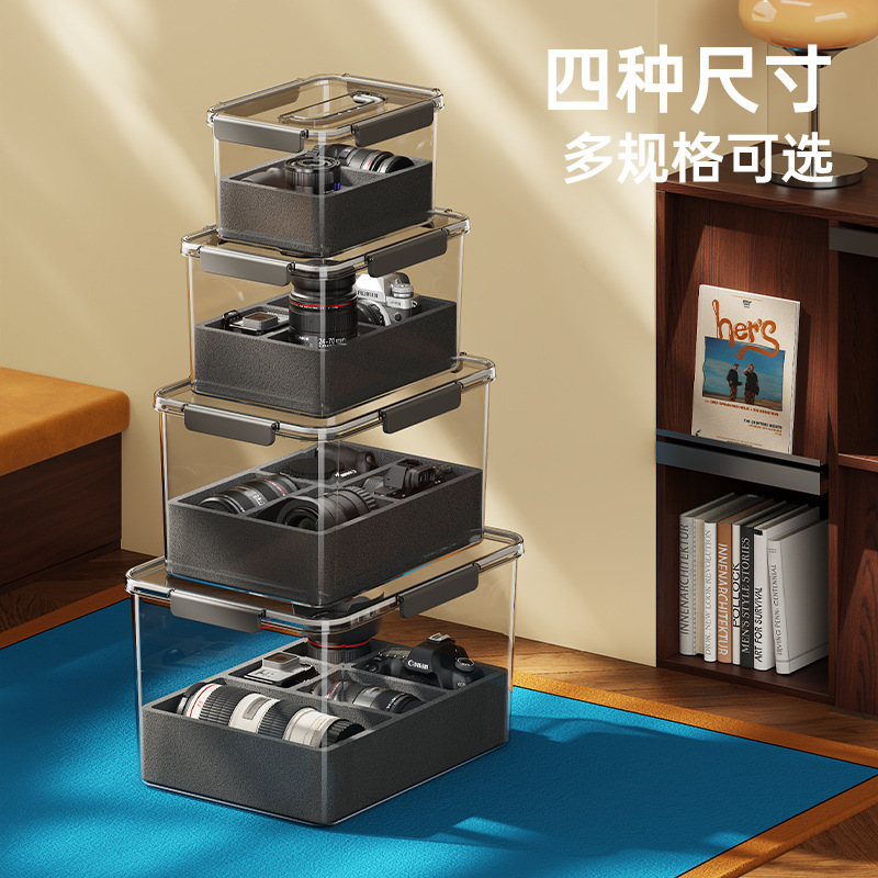 Caja de almacenamiento de cámara desecante especial para caja de sellado de aislamiento térmico y deshumidificación de cámara portátil a prueba de humedad de micro-single