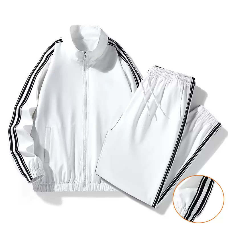 春秋男士面料高品质新款运动套装情侣潮牌卫衣日常跑步休闲外套男