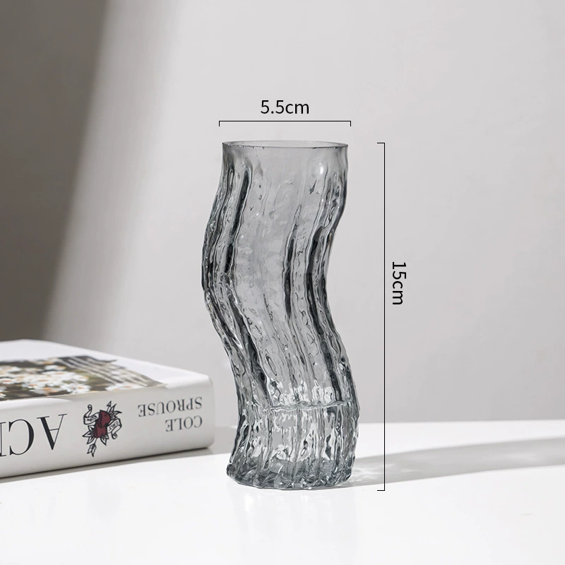 Творческие объятия Vase Hasels дом большая садовая стеклянная ваза для цветов бутылка цветов роза лилия сумка бутылки декор