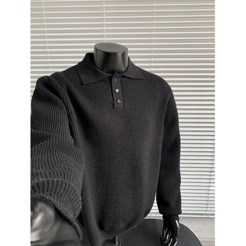 Old Money Style Heavyweight 800g High-Quality Polo Collar Versatile Plus-Size Knit Sweater My124-Special P50 Control 128 Old Money Style Heavyweight 800g High-Quality Polo Collar Versatile Plus-Size Knit Sweater My124-Special P50 Control 128
