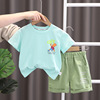 Summer Japanese short sleeve T-shirt for boys, 2023, Korean style