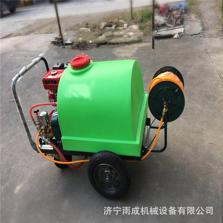 手推式160升打药车 汽油动力打药喷雾机 农用柴油打药机图片