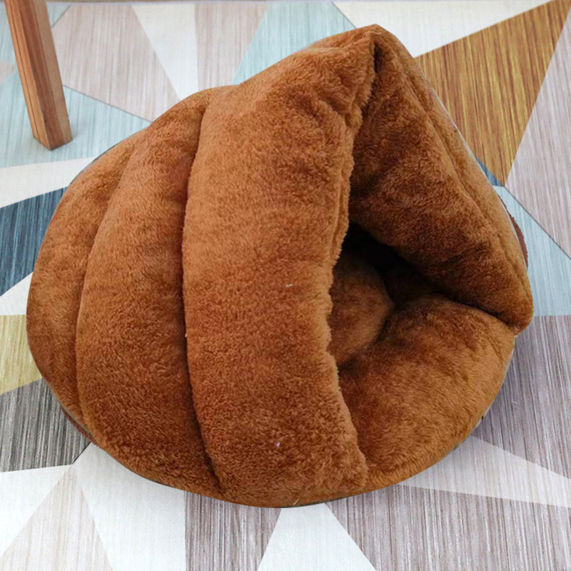 커피색 삼각슬리퍼 둥지
