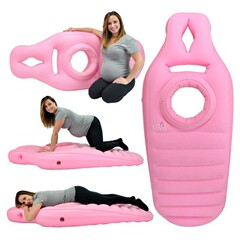 水上エアマット妊婦ベッド空気入れフローティングpvcマットレス植毛厚いマットレス宝母妊婦ヨガマット