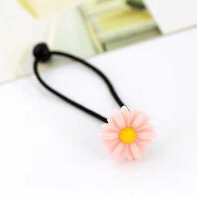 Margarita fresca flor horquilla estilo coreano nuevos accesorios para el cabello al por mayor temperamento banda para el cabello cuerda para el cabello accesorios de puesto