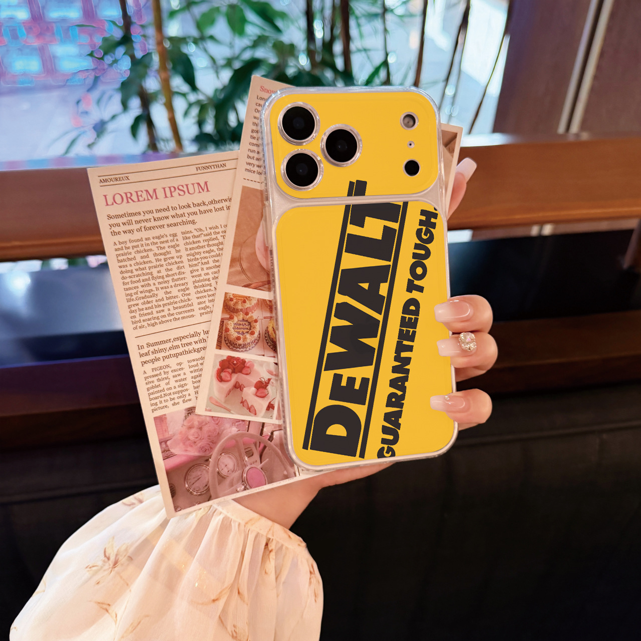 新品内置图案可拆卸适用iPhone18promax手机壳苹果171615跨境外贸