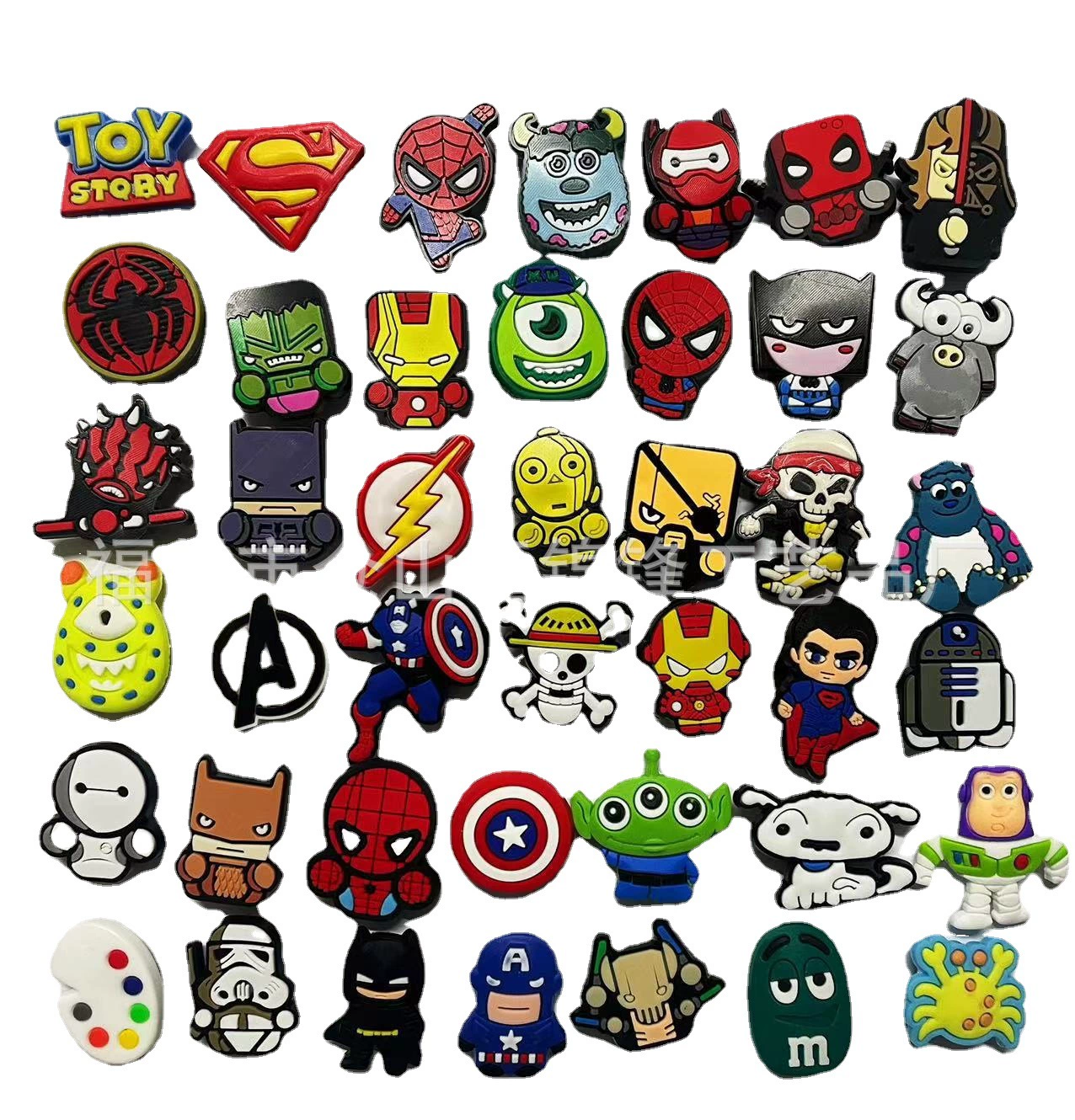 Пещера обувь цветочный сад обувь DIY аксессуары милый мультфильм Пряжка Нижняя Пряжка декоративные ПВХ медленно Вэй серии