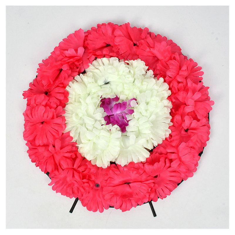 국화 화환 레드